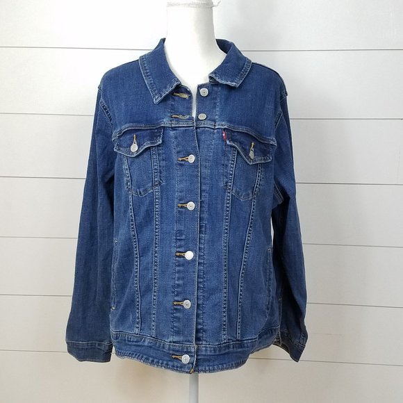 Levi's Jackets & Blazers - New Levi's Trucker Jean Jacket Plus Size